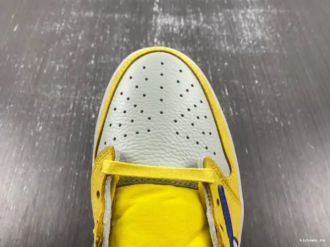 Cheap Kickmax Travis Scott Canary Air Jordan OG x 1 DZ4137-700 Low 0616